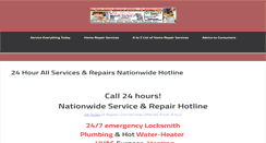 Desktop Screenshot of 247repairservicehotline.com